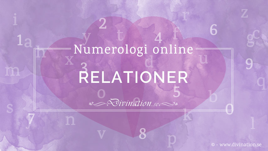 numerologi relationer